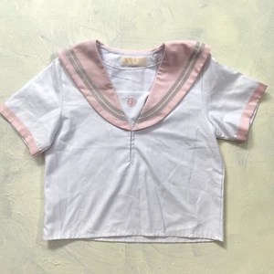 Japanese Sailor Top School Girl Uniform Costume Cosplay Anime Top Size Small - Picture 1 of 6