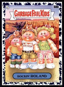 2021 Garbage Pail Kids Go on Vacation Base Bruised Black #68b ROCKIN' ROLAND
