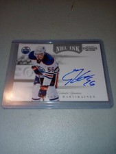 2011-12 Panini Contenders NHL Ink #20 Teemu Hartikainen AUTO AUTOGRAPH OILERS