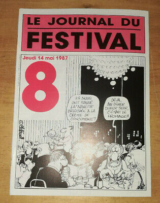 Cinema Comics Rare Fanzine The Journal Festival No ° 8 1987 Rod Ill Claude Binet • 40.16$