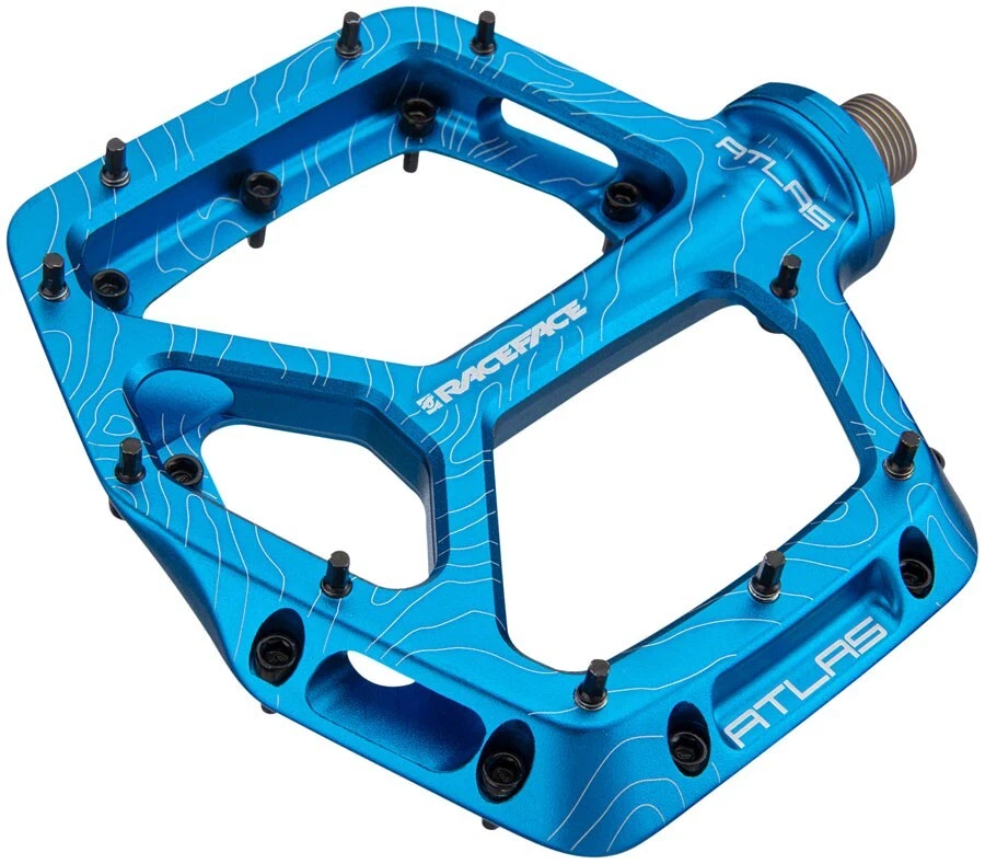 Race Face Atlas Platform MTB Mountain Bike Pedals Blue - Image 1 of 1