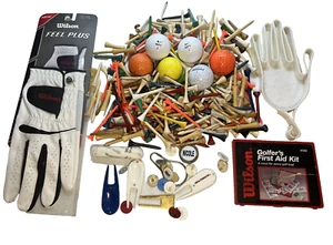 Junk Drawer Lot Golf Tees, Glove, Balls Markers Glove Dryer - Picture 1 of 4