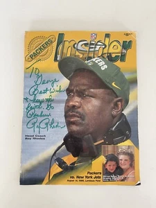 1999 Packers Insider Ray Rhodes Autographed Magazine - Picture 1 of 6