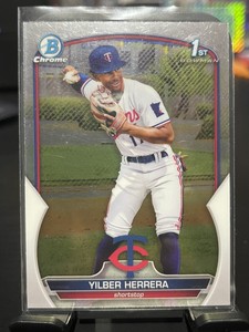 2023 Bowman Chrome Prospects Yilber Herrera #BCP-86 Minnesota Twins RC