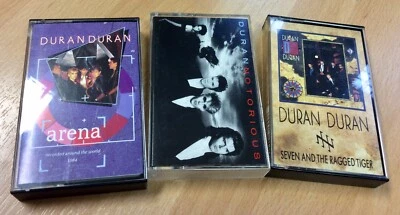 Three Unplayed 1980s Duran Duran Promo Cassettes - Image 1 of 4