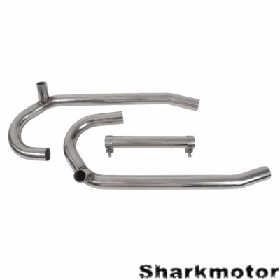 适用于宝马 R75 R80 R90 R100 摩托车前排气管接头 不锈钢 38 毫米 美国 — 第 1/4 张图片