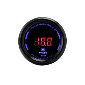 2" 52mm Digital Blue LED 0 - 10 kpa Oil Pressure Gauge Press Meter Sensor 1/8NPT - Bild 1 von 9