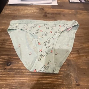 victoria secret bikini panty medium green - Picture 1 of 2