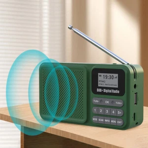 FM Radio Solar Powered/Rechargable Supports U Disk TF Card MP3 Play LCD Display - Picture 1 of 12