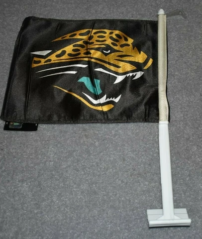 JACKSONVILLE JAGUARS NFL FOOTBALL SPORTS  CAR WINDOW FLAG Cover