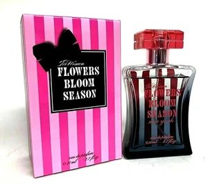 FLOWERS BLOOM SEASON WOMEN EAU DE PARFUM 2.7 oz EBC COLLECTION PINK - Picture 1 of 1