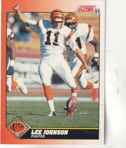FREE SHIPPING-MINT-1991 Score Lee Johnson #451 BENGALS - Picture 1 of 1
