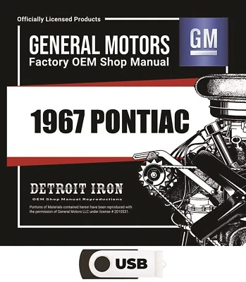 1967 Pontiac Shop Manuals, Sales Literature & Parts Books on USB - Image 1 of 2