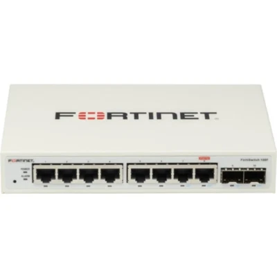 Fortinet FortiSwitch FS-108F Switch Network Gigabit Ethernet 8 port 2 x Ge SFP - Image 1 of 4