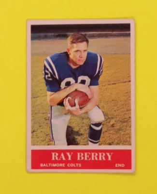 1964 Philadelphia Football Card Raymond Ray Berry #1 Baltimore Colts - Image 1 of 2