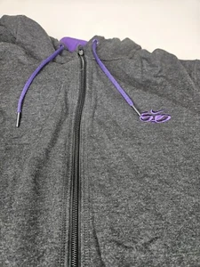 Sudadera para hombre Nike 6.0 talla X grande gris púrpura con cremallera completa con capucha - Imagen 1 de 9
