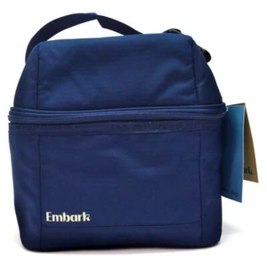 Borsa Pranzo Doppio Scomparto Imbark Spaziosa Cerniera Bersaglio Capacità 5L Navy - Foto 1 di 7