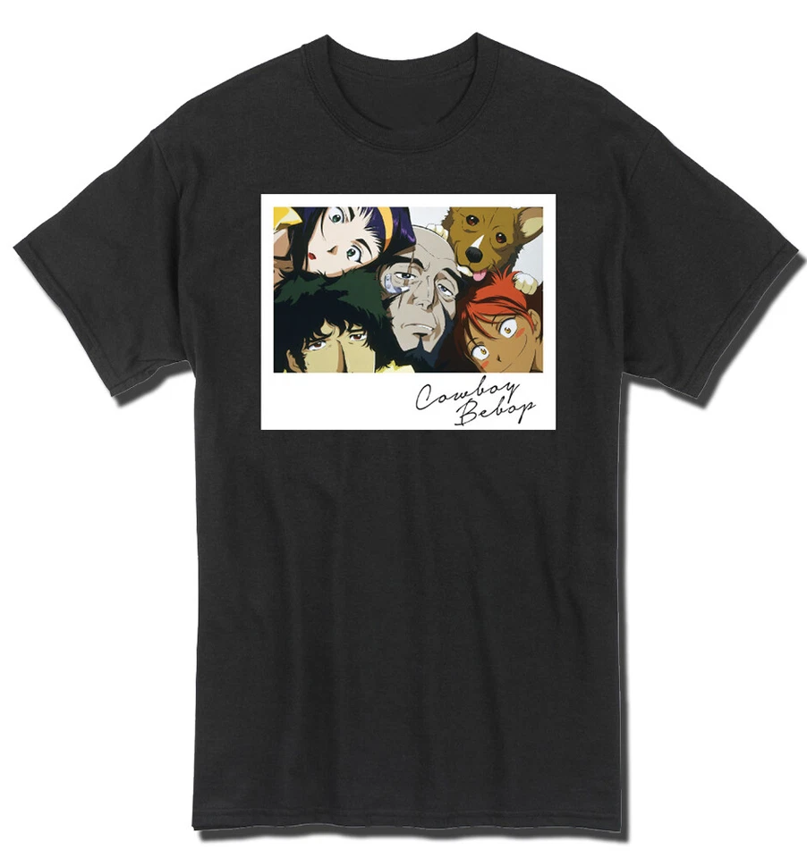 *Legítimo* Camiseta Oficial Unisex Anime Cowboy Bebop Spike Group Polaroid #412509 Foto 1 de 1
