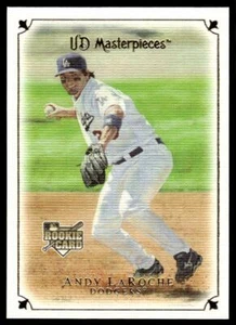2007 Upper Deck Masterpieces 84 Andy LaRoche Los Angeles Dodgers Baseball Card - Picture 1 of 2