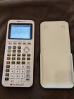 Texas Instruments TI-84 Plus CE Graphing Calculator White W/Cover Excellent