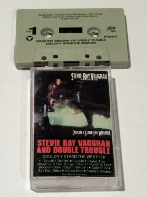 BLUES STEVIE RAY VAUGHAN COULDN'T STAND THE WEATHER CASSETTE LIGHTLY USED VG+ - Image 1 of 2