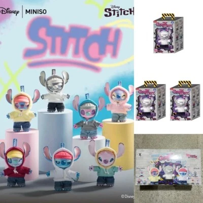 Stitch GenZ Street Blind Box Plüsch Anhänger MINISO Disney Original NEU!! Lilo