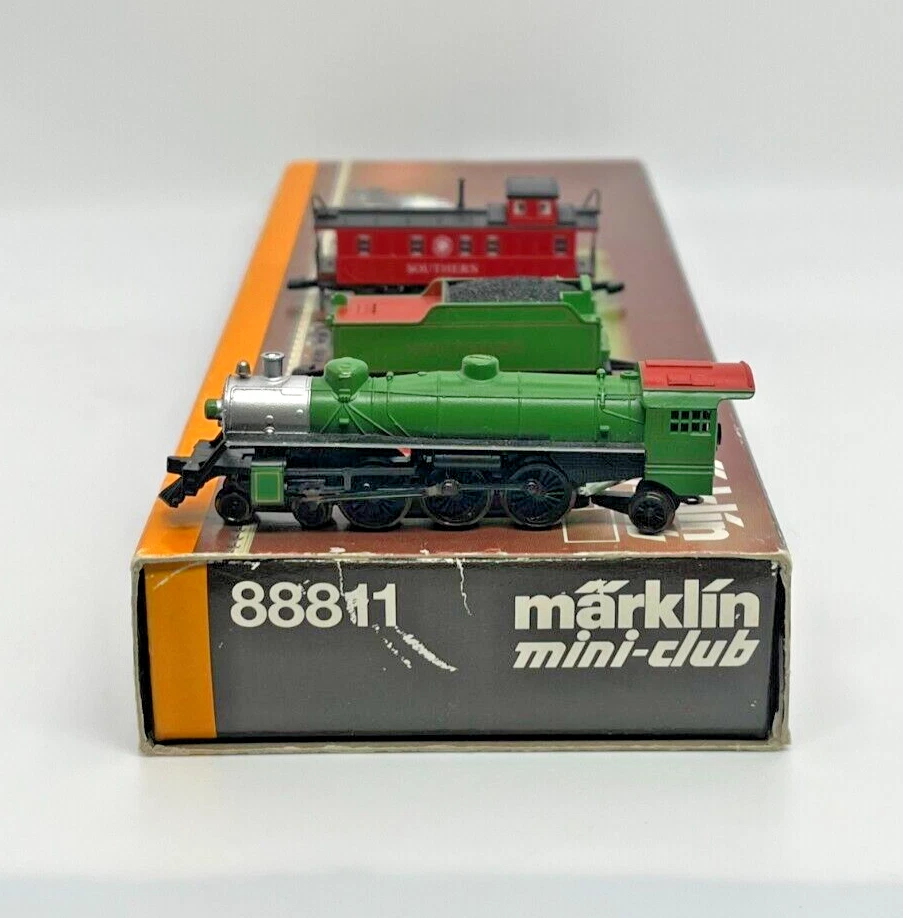 Locomotora de vapor Marklin Mini-Club 88811 Southern escala Z y licuadora 5 polos (B) Foto 1 de 4