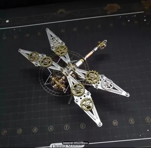 3D DIY Steampunk Insects, Dragonfly, 200+ pcs, Age 14+ - Picture 1 of 3