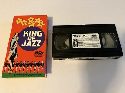 KING OF JAZZ VHS 1930 MCA BING CROSBY PAUL WHITEMAN ORCHESTRA GEORGE GERSHWIN - Image 1 of 4