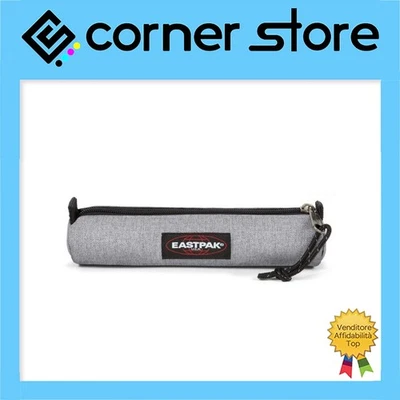 Eastpak - Small Round Single - Astuccio Porta Penne - Scuola Ufficio - Grigio - Immagine 1 di 2