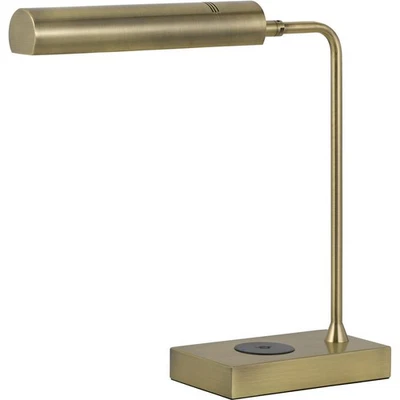 Настольная лампа CAL Lighting & Accessories BO-3133TB-AB Delray антикварная латунь - Изображение 1 из 4