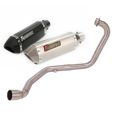 Para Suzuki Gixxer 250 2020-2024 Sistema de escape Cabezal Enlace Tubo 51mm Punta Silenciador Foto 1 de 4