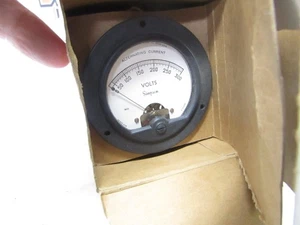 Misuratore contatore da pannello 0-500 volt AC vintage Simpson - Foto 1 di 3