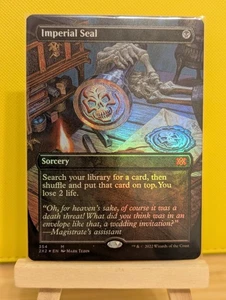 MTG | Imperial Seal | Double Masters | FOIL BORDERLESS | 2x2 354 | NM | EN - Bild 1 von 2