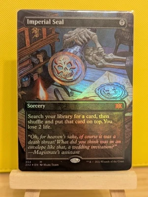 MTG | Imperial Seal | Double Masters | FOIL BORDERLESS | 2x2 354 | NM | EN - Bild 1 von 2