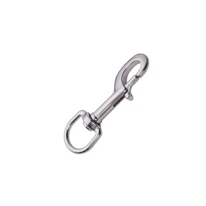SF-1 TopDeal: Bolt Snap 90 mm Edelstahl Karabiner Bolt Snap Wirbelkarabiner V4A - Picture 1 of 2
