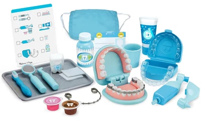 Melissa & Doug Super Smile Dentist Kit Toy Play Set 25 Pc Dental New Sealed - Image 1 of 4