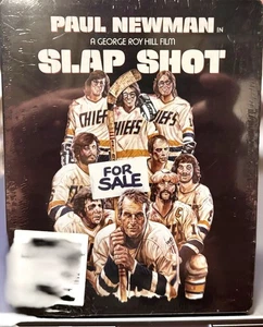 SLAP SHOT 1977 STEELBOOK LIMITED Ed. BR SHOUT w/PROTECTOR Paul Newman - Picture 1 of 6