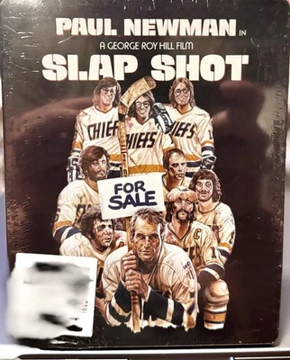 SLAP SHOT 1977 STEELBOOK LIMITED Ed. BR SHOUT w/PROTECTOR Paul Newman Foto 1 de 4