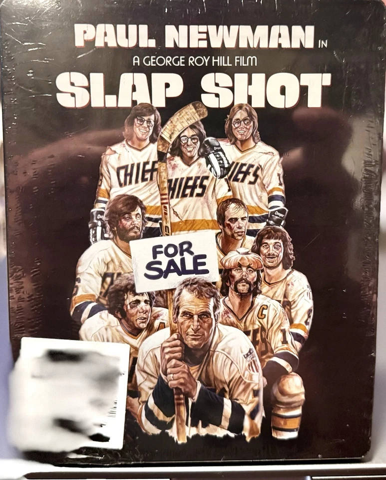 SLAP SHOT 1977 STEELBOOK LIMITED Ed. BR SHOUT w/PROTECTOR Paul Newman - Image 1 of 4