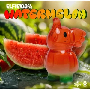 2.7" Unbox Elfie Here I Am Watermelon Little Elephant 100% Actionfigur - Bild 1 von 5