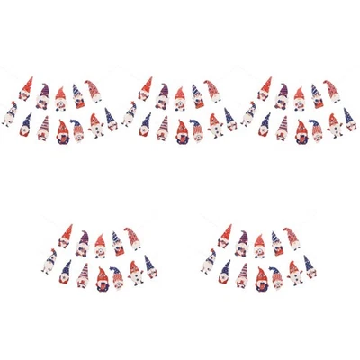  5 PCS Festival Fahne Partydekorationen Zum Unabhängigkeitstag Partybanner - Bild 1 von 4