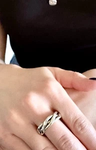 Anillo Navajo de Plata de Ley de G. Spencer Talla 10 - Imagen 1 de 7