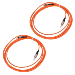 2x Fiber Optic Cable Low Insertion Loss Pigtail Cord For Link Transmission Equi - Afbeelding 1 van 12