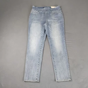 Chico's Women's Jeggings  Women's Size (2 U.S 12 R) Blue Strech Pull -On $79 - Picture 1 of 13