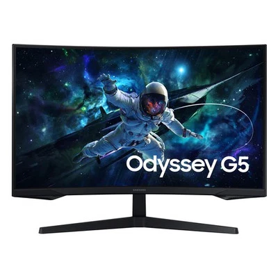 Samsung Monitor 32" ( LED 2560x1440 QHD 2K 165Hz ) ODYSSEY G5 Curvo Black - Immagine 1 di 4