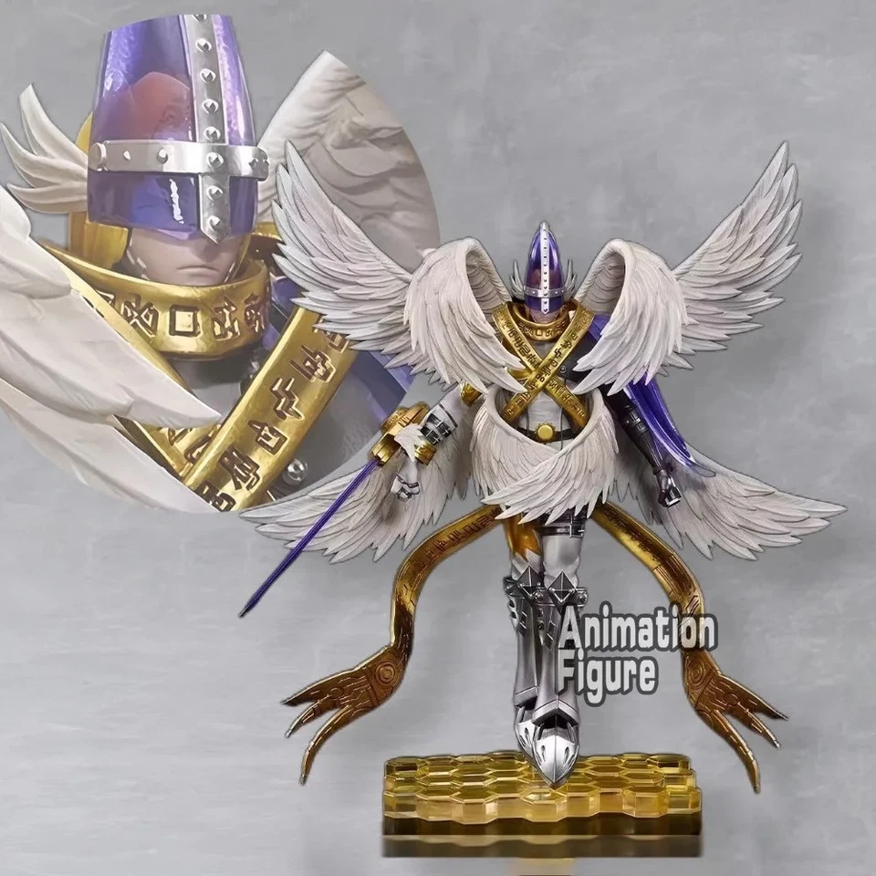 Digimon Adventure Figur HolyAngemon 22cm Anime PVC Actionfigur Statue Modell Dek