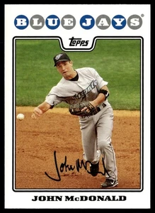 2008 Topps John McDonald Toronto Blue Jays #557 - Picture 1 of 2