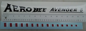 AMF Aero Bee Avenger 5,  7 decal set - Picture 1 of 6