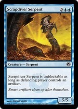 Scars of Mirrodin Scrapdiver Serpent x4 Magic The Gathering NM